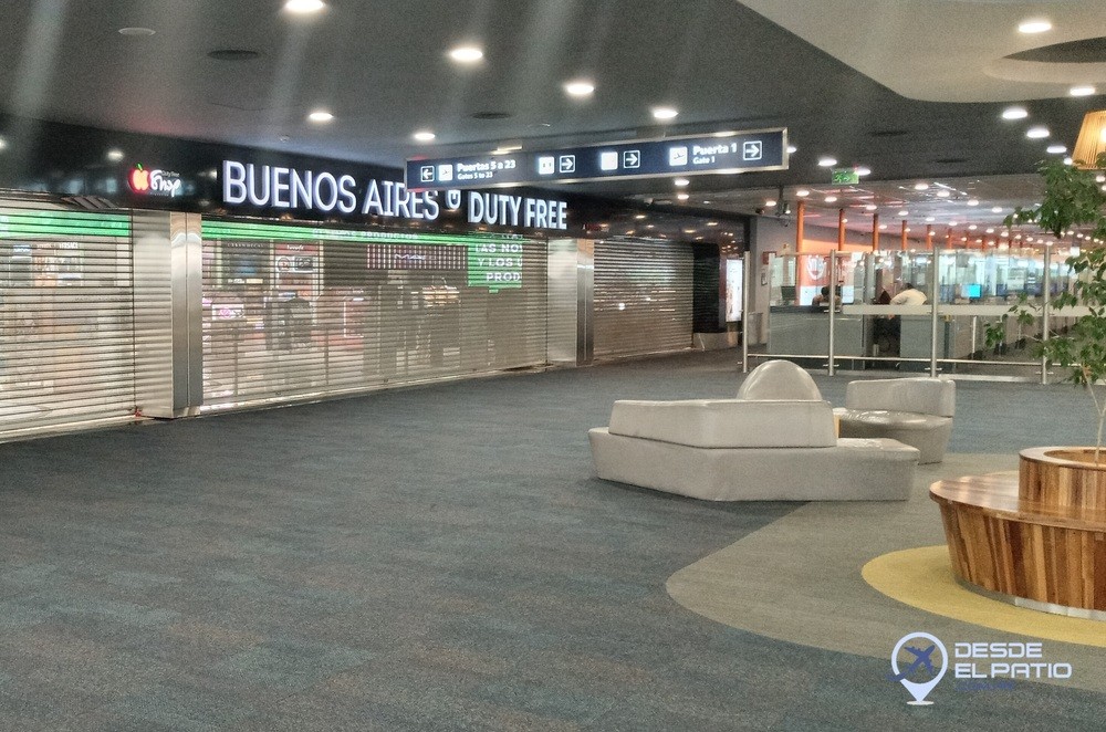 El Duty Free Shop, otra de las victimas de la falta de vuelos en Ezeiza