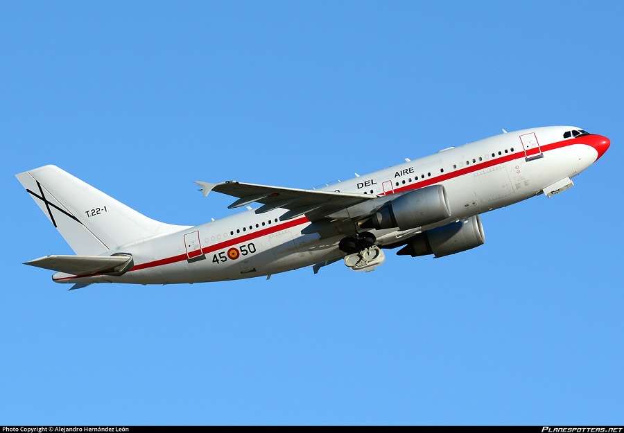 Visita de uno de los Airbus A310 del Reino de España Visita de uno de los Airbus A310 del Reino de España