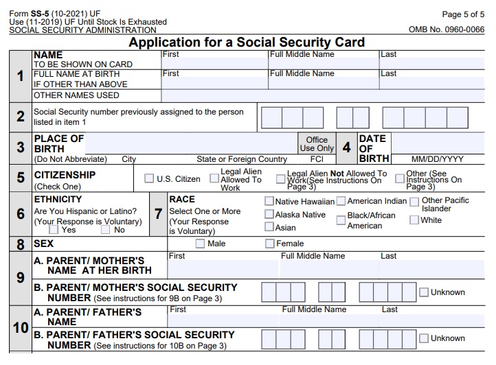 Como Obtener El Número De Seguridad Social Social Security Number En Estados Unidos 8701